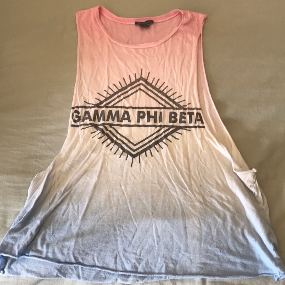 Gamma Phi beta muscle tee